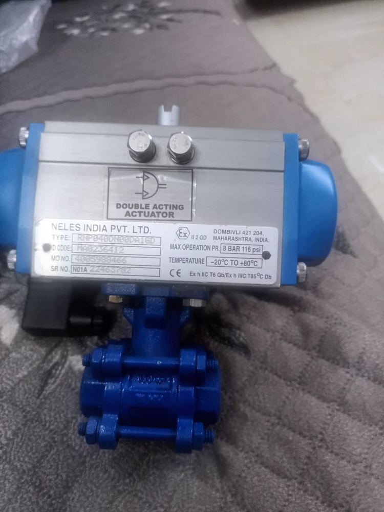 Pneumatic ball valve manufactured by SP Automation